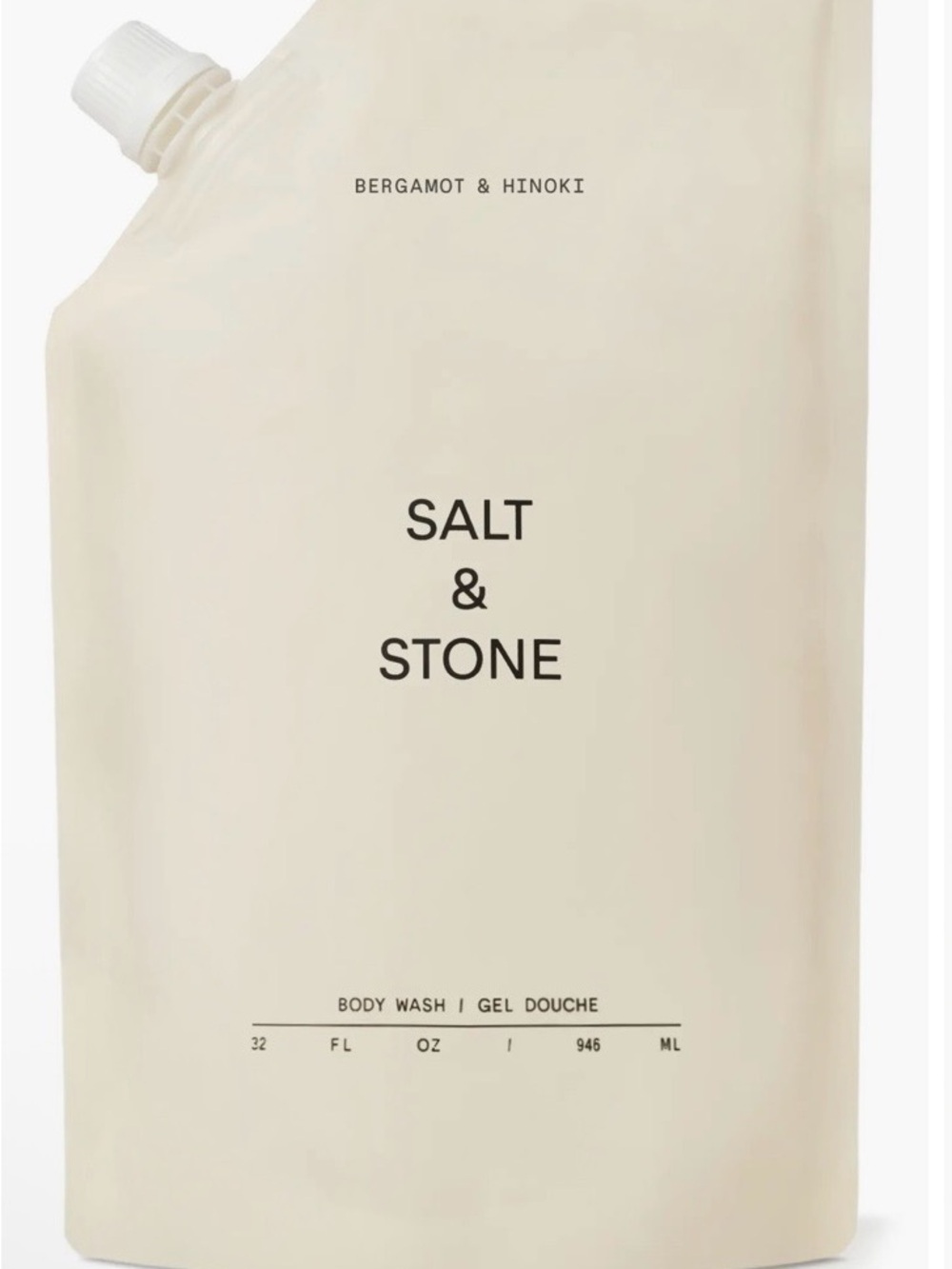 SALT & STONE Bergamot & Hinoki Body Wash Refill 32Fl oz